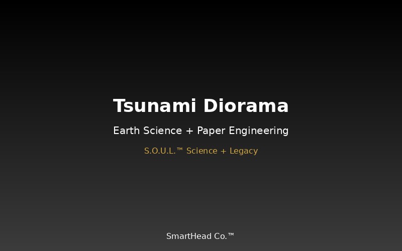 Tsunami Diorama